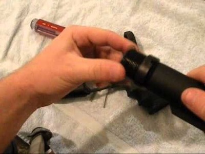 How to install a single point sling mount on an AR15