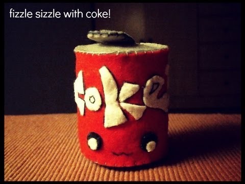 How To Make A Can of Coke Plushie Tutorial