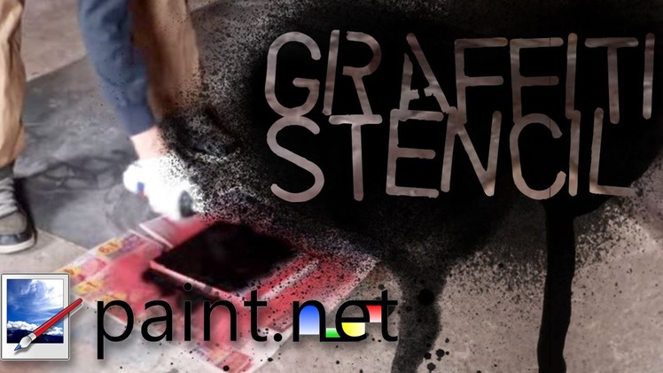How to make a graffiti stencil using paint.net