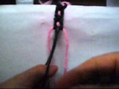How To Make A Small 2 Color Friendship Bracelet-1