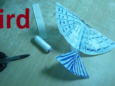 How to make a string guided flying bird