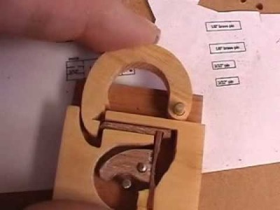 How To Make a Wooden Lock