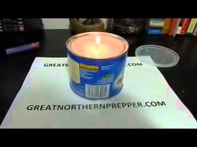 How to make an Emergency Crisco candle