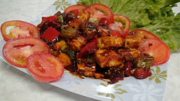 How to make Chilli Paneer - Dry - Quick and easy! - Video Recipe by Bhavna