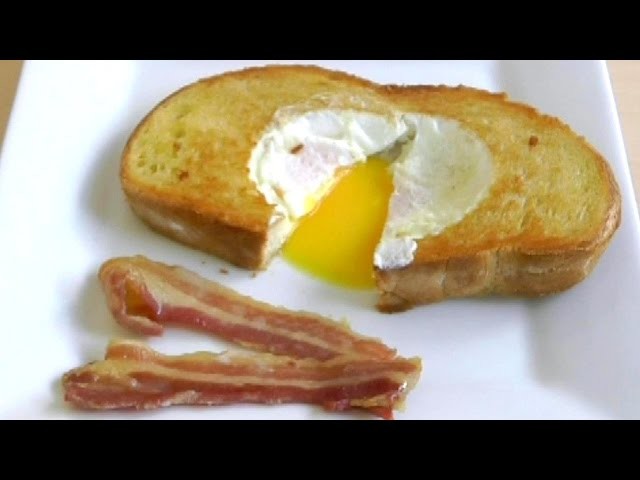 How to Make EGG in BREAD Simple Quick Breakfast recipe