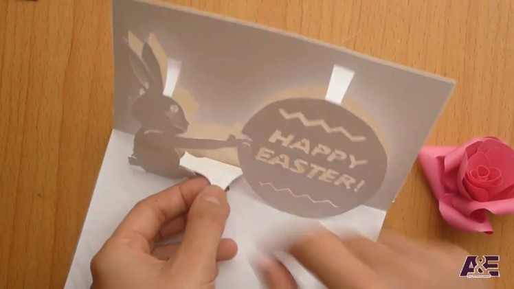 How To Make: Happy Easter's Pop-Up Card Tutorial - Template 2 of 2