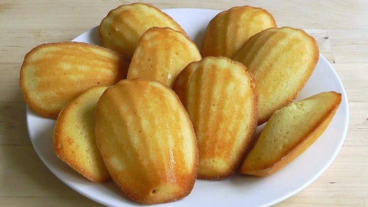How to make Madeleines French cakes recipe Lemon Cake