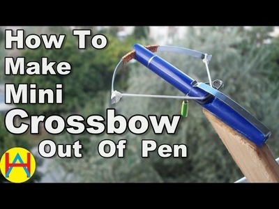 How To Make Mini Crossbow Out Of Pen
