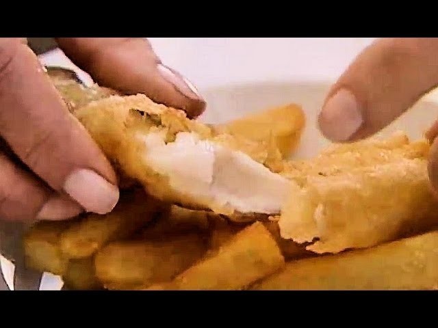 How to make real English fish'n chips for tonight.