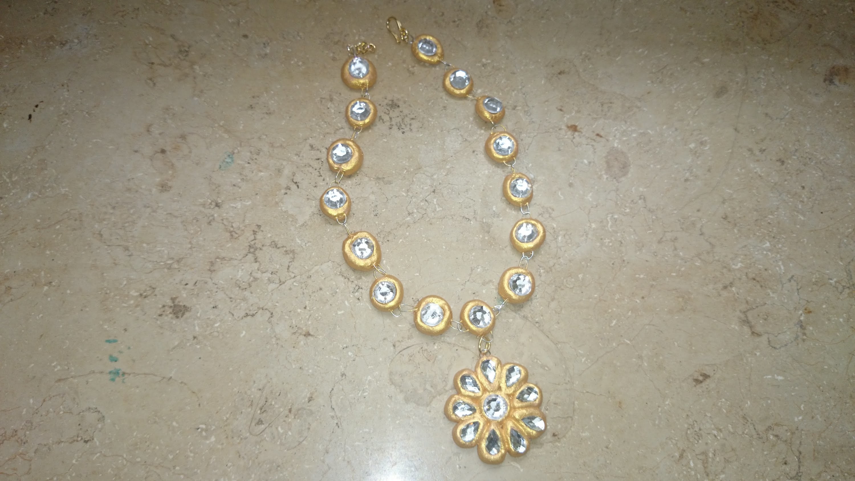 how-to-make-terracotta-kundan-necklace-terracotta-clay-jewellery