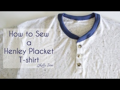 How to Sew a Henley Placket