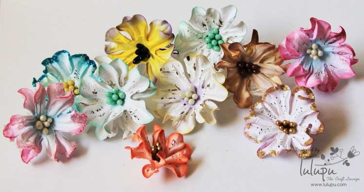 How To: Tutorial on Handmade Paper Gardenia Flowers