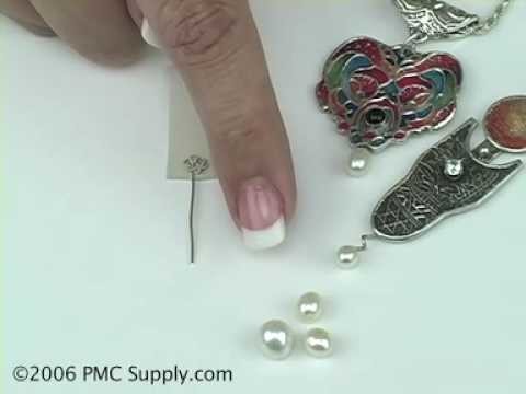 How to use fresh water pearls with metal clay using fine silver wire