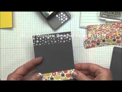 How to use the Confetti Stars Border Punch Stampin' Up!