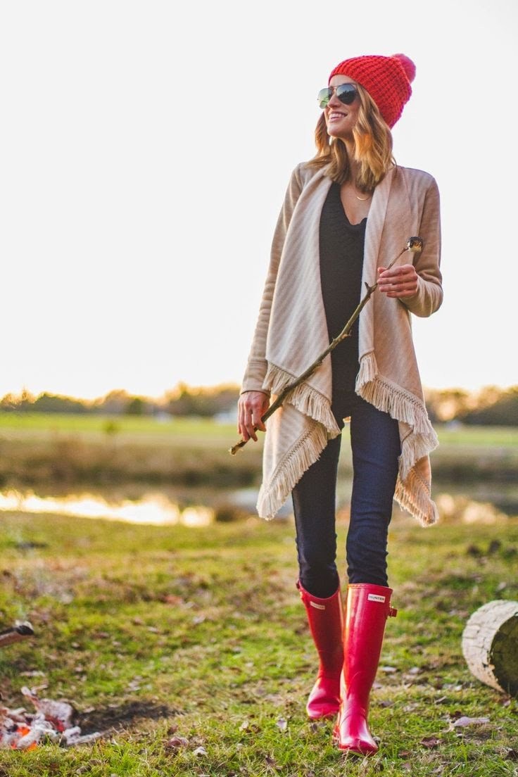 Hunter Boots Styled - Outfit Ideas