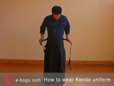 Kendo101: How to wear a Kendo uniform (Kendogi and Hakama)?