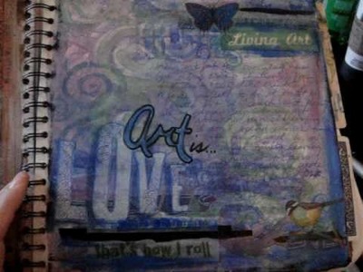 My Scrappy Art Journal with Commentary