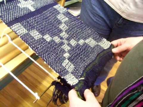 Nancy Today: Summer and Winter weaving tutorial (weaving 47) ASMR weaving
