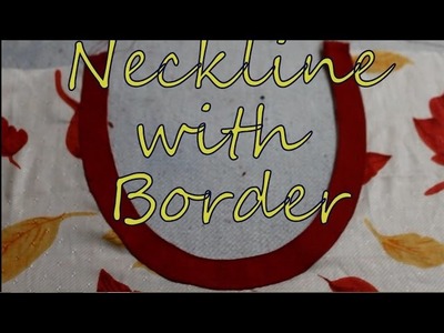 Necklines with Border
