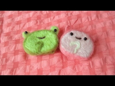 Needle Felt Roll Cake