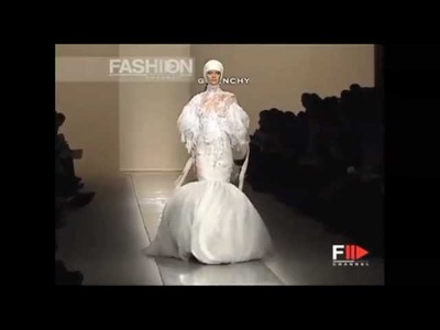 Runway Mishaps during Givenchy Spring.Summer 2002 Haute Couture fashion show