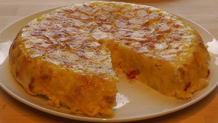 Spanish Omelette How to make Tortilla with Chorizo