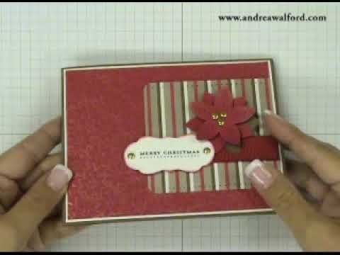 Stampin' Up! Tutorial: Debossed Shimmer Paint Christmas Card