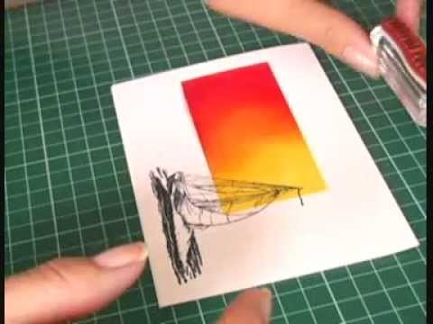 T.C.I.F. One Layer Card sponging technique.wmv
