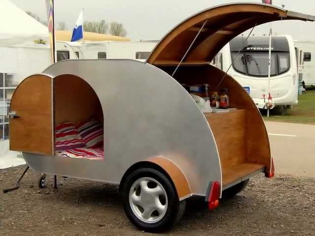 Teardrop camper caravan trailer build how to