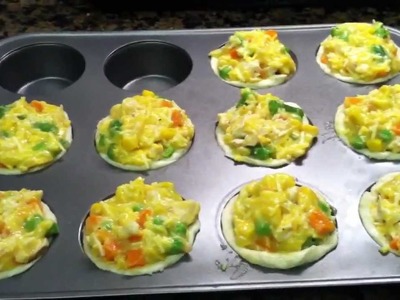Toddler Meal Idea: Chicken Pot Pie Cupcakes