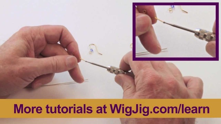 Using a Cup Bur Tool -- A WigJig Jewelry Making Instructional Video