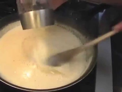 Bechamel Sauce, How to make a white sauce