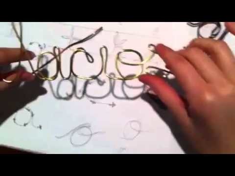 Custom Wire Hangers - Difficult Letters part 2