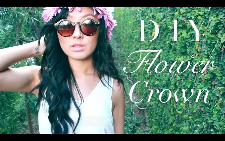 D I Y Flower Crown ♡ + Coachella Footage!!