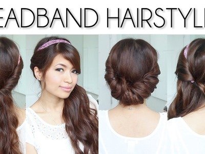 ♥ Easy Everyday Headband Hairstyles for Short and Long Hair Tutorial