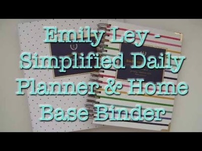 Emily Ley - Simplified Daily Planner & Home Base Binder 2015