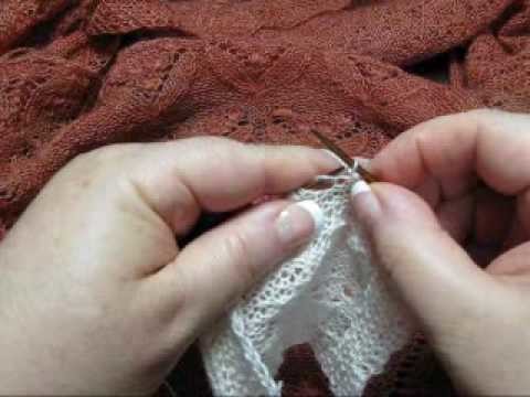 Estonian Lace techniques Part 5.flv