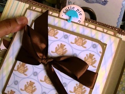 Finished Baby Boy Albums from 6x6 tutorial