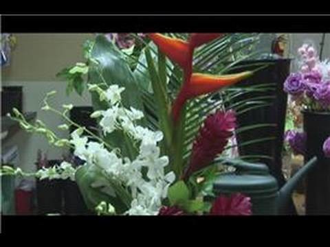 Floral Arrangements : How to Make Tropical Flowers