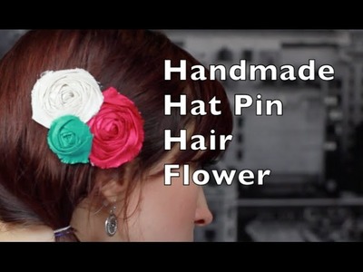 Handmade Hat Pin Trio Hair Flower Tutorial