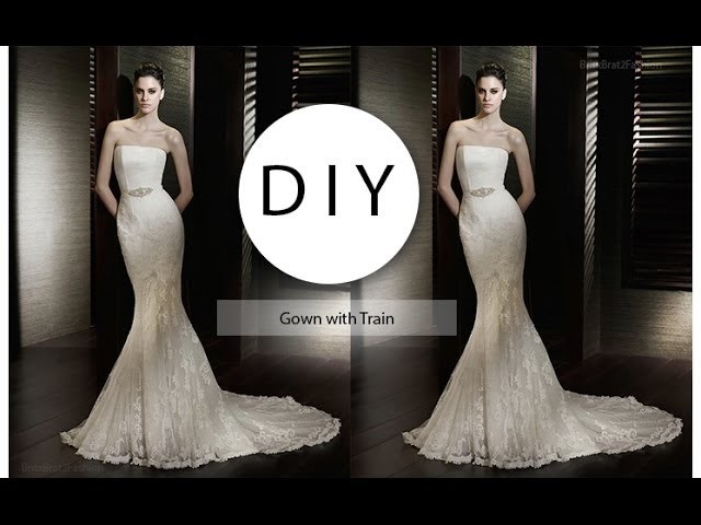 How to add a train to a Gown