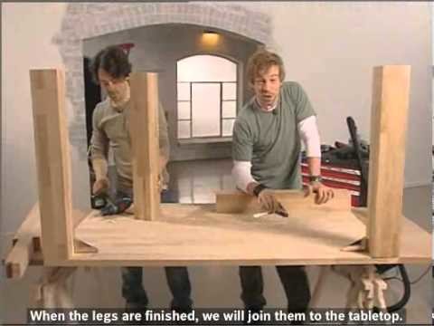 How To: Build a classic oak dining table