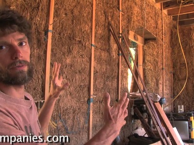 How to build a straw bale wall
