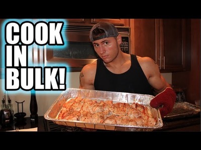 How To Cook Chicken In Bulk - Bodybuilding Meal Preparation