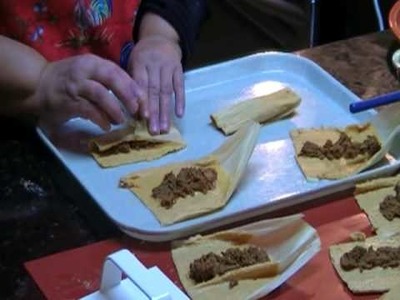 How to fill & roll TAMALES, BABY-TUCK