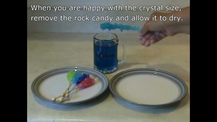 How to Grow Rock Candy or Sugar Crystals