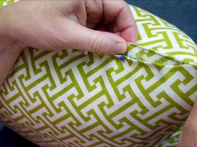 How To Hand Sew A Pillow Closed
