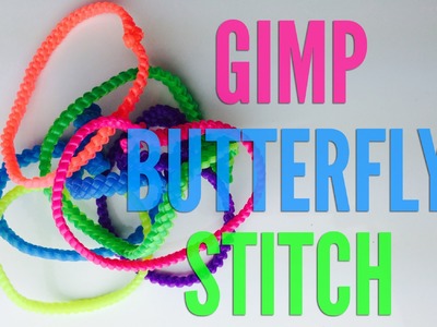 How to Make a Butterfly Gimp Bracelet - Step by Step Boondoggle Tutorial