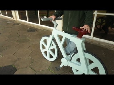 How to make a cardboard bike