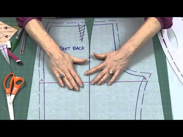 How to Make a Fish Eye Dart in Pants Back with Sure-Fit Designs